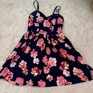 Band of Gypsies Floral Bustier Dress